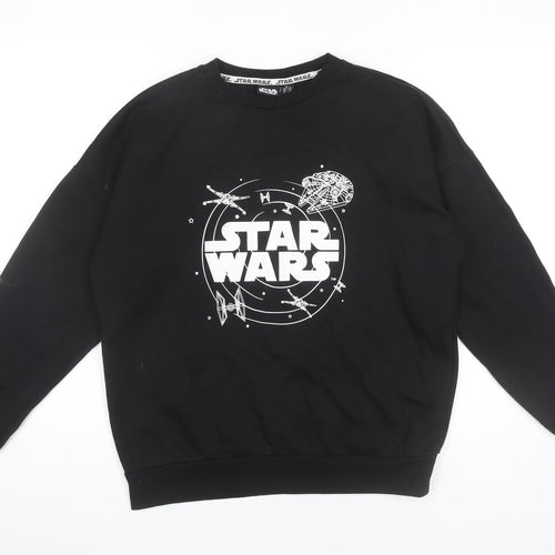 Star Wars Women’s Black XS Pullover Sweatshirt Graphic Logo