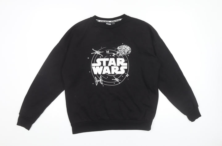 Star Wars Women’s Black XS Pullover Sweatshirt Graphic Logo