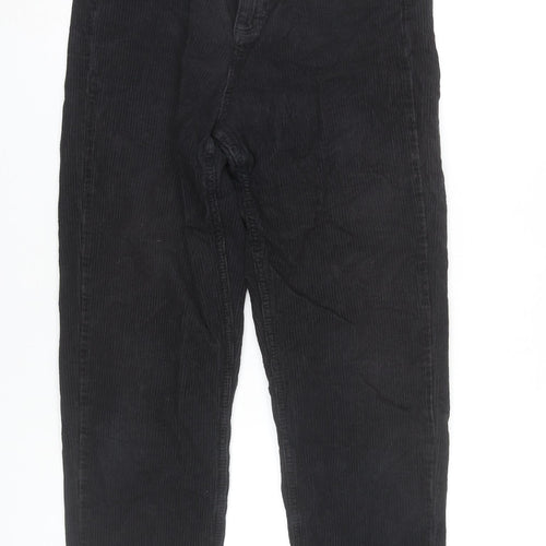 BDG Urban Outfitters Women’s Black Corduroy Mom Trousers W21 L32