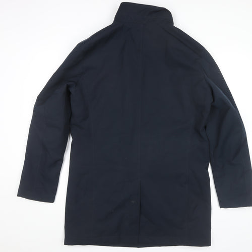 Marks and Spencer Men’s Blue Polyester Overcoat M Regular