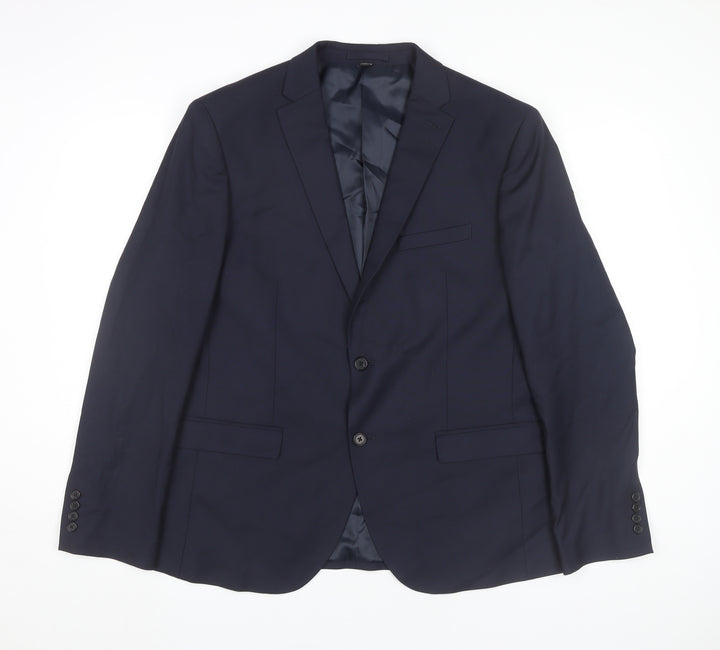 Marks and Spencer Men's Blue Slim Fit Blazer Jacket 44R