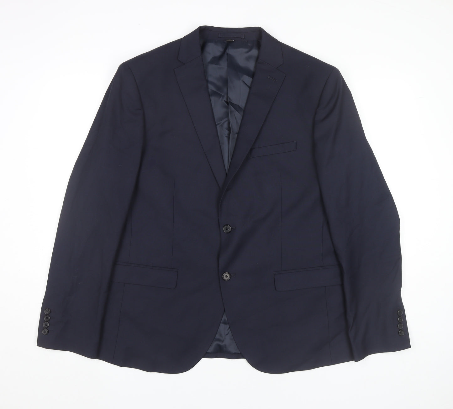 Marks and Spencer Men's Blue Slim Fit Blazer Jacket 44R