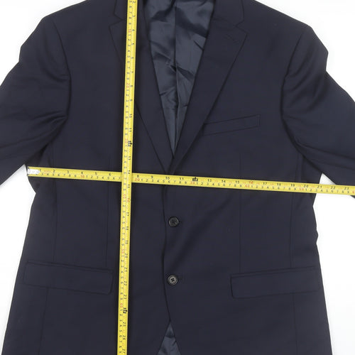 Marks and Spencer Men's Blue Slim Fit Blazer Jacket 44R