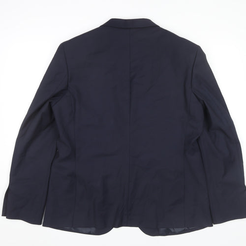 Marks and Spencer Men's Blue Slim Fit Blazer Jacket 44R