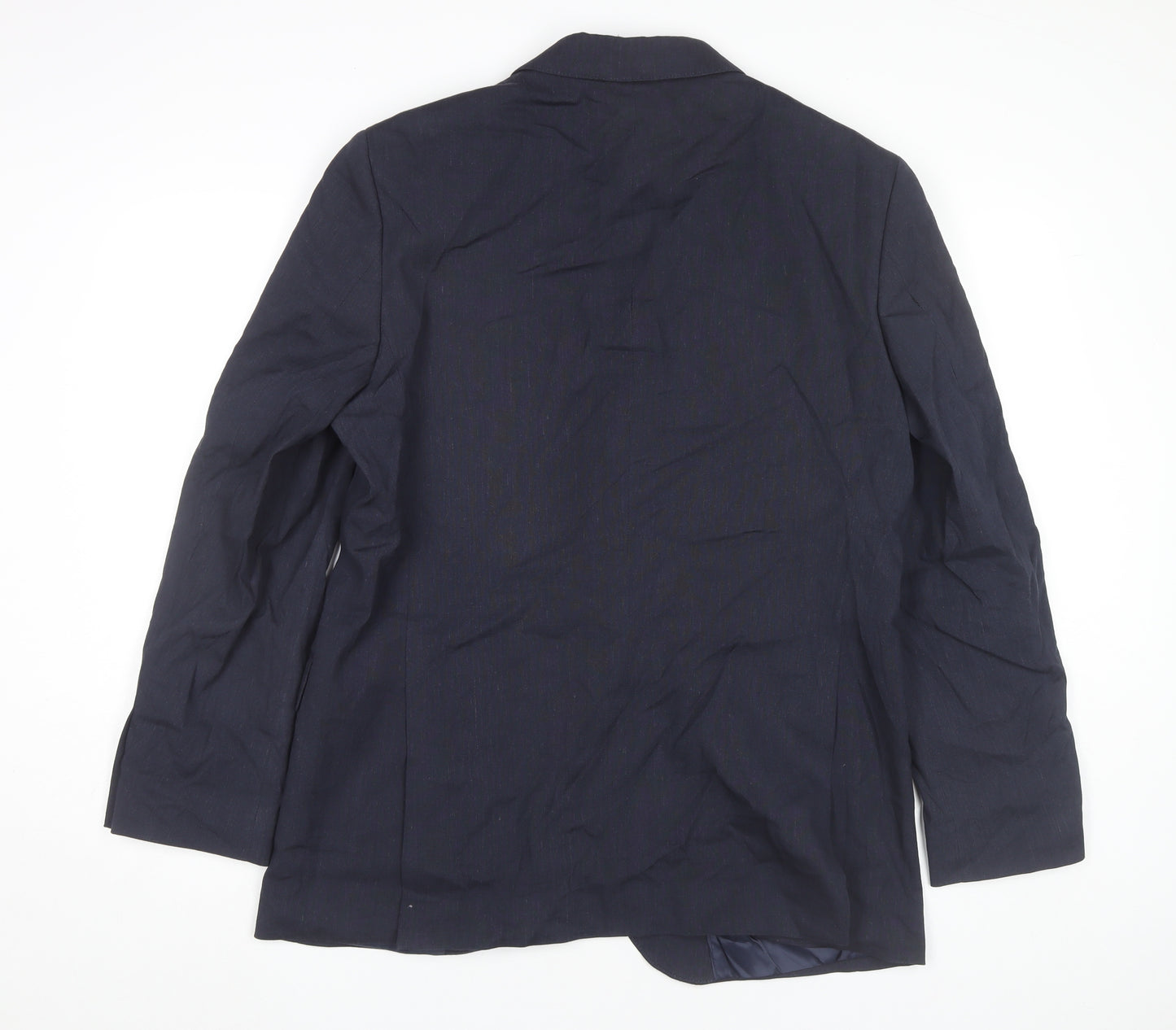 Marks and Spencer Men’s Blue 42 Chest Linen Blend Blazer Jacket XL