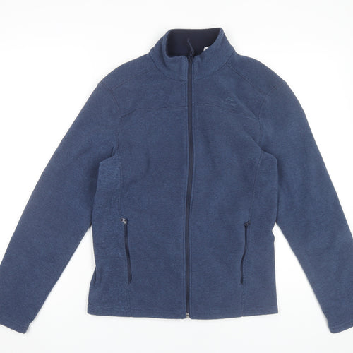 Decathlon Men’s Blue Hiking Fleece Jacket Size S Full Zip Outdoor