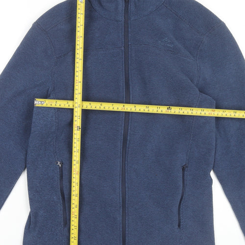 Decathlon Men’s Blue Hiking Fleece Jacket Size S Full Zip Outdoor
