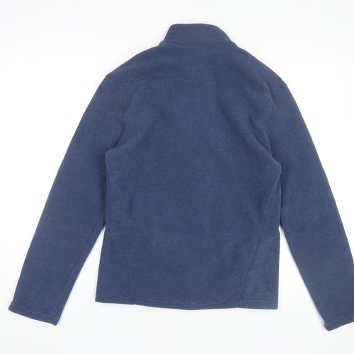 Decathlon Men’s Blue Hiking Fleece Jacket Size S Full Zip Outdoor