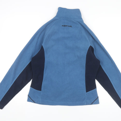Harry Hall Men's Blue Fleece Full Zip Jacket M Outdoor Casual
