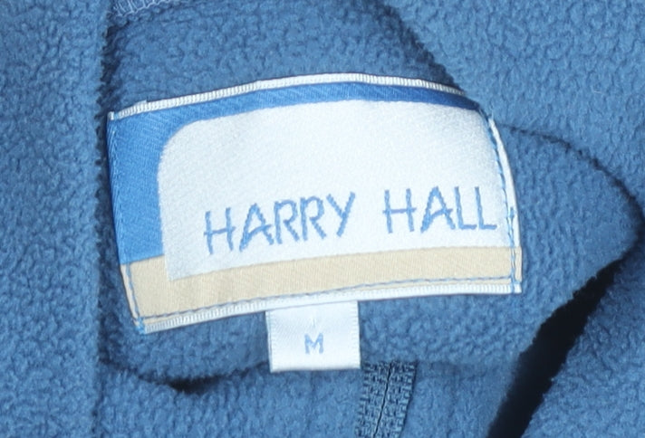 Harry Hall Men's Blue Fleece Full Zip Jacket M Outdoor Casual