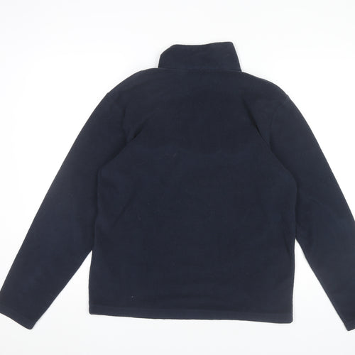 Regatta Mens Blue Fleece Sweatshirt L 1/2 Zip Pullover Outdoor