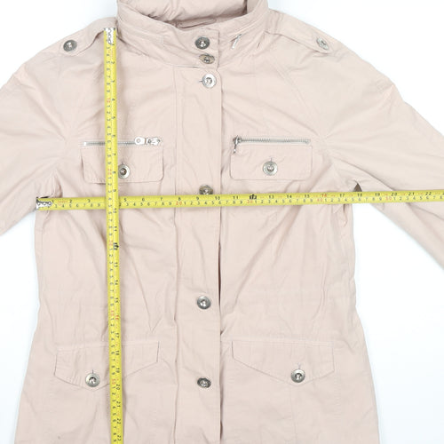 Marks and Spencer Women’s Beige Military Jacket Size 10