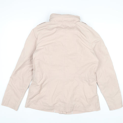Marks and Spencer Women’s Beige Military Jacket Size 10