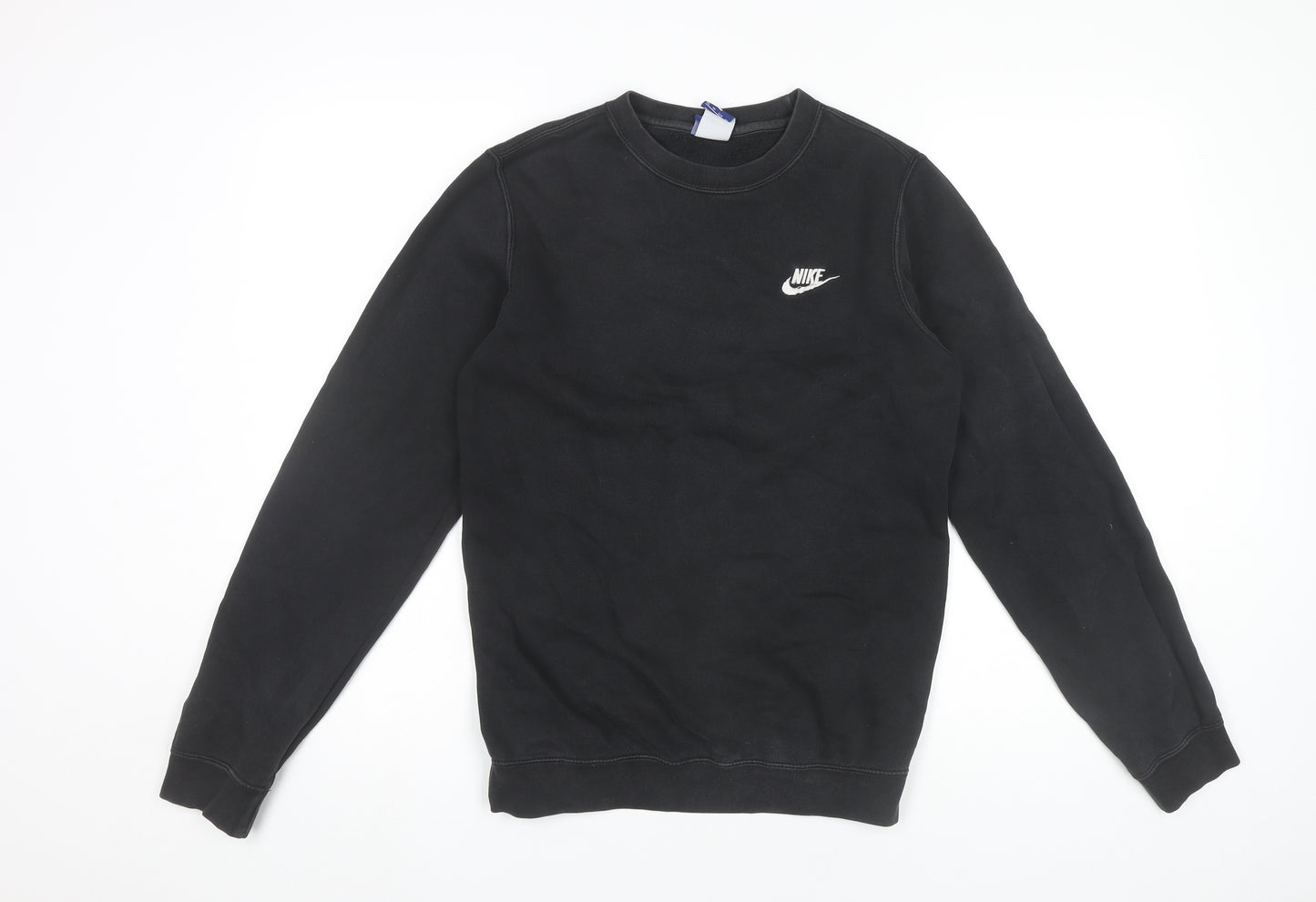 Nike Men's Black XS Pullover Sweatshirt Crew Neck Logo Sportswear
