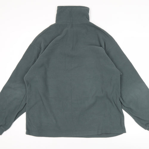 West Storm Men's Green M Fleece Pullover Sweatshirt 1/2 Zip Outdoor