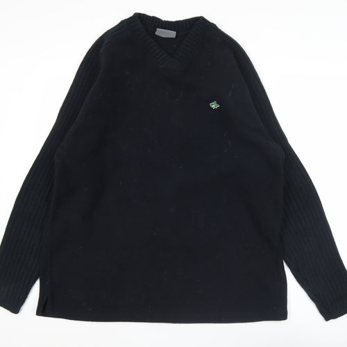 Le Shark Mens Black XL V-Neck Pullover Sweatshirt Long Sleeve