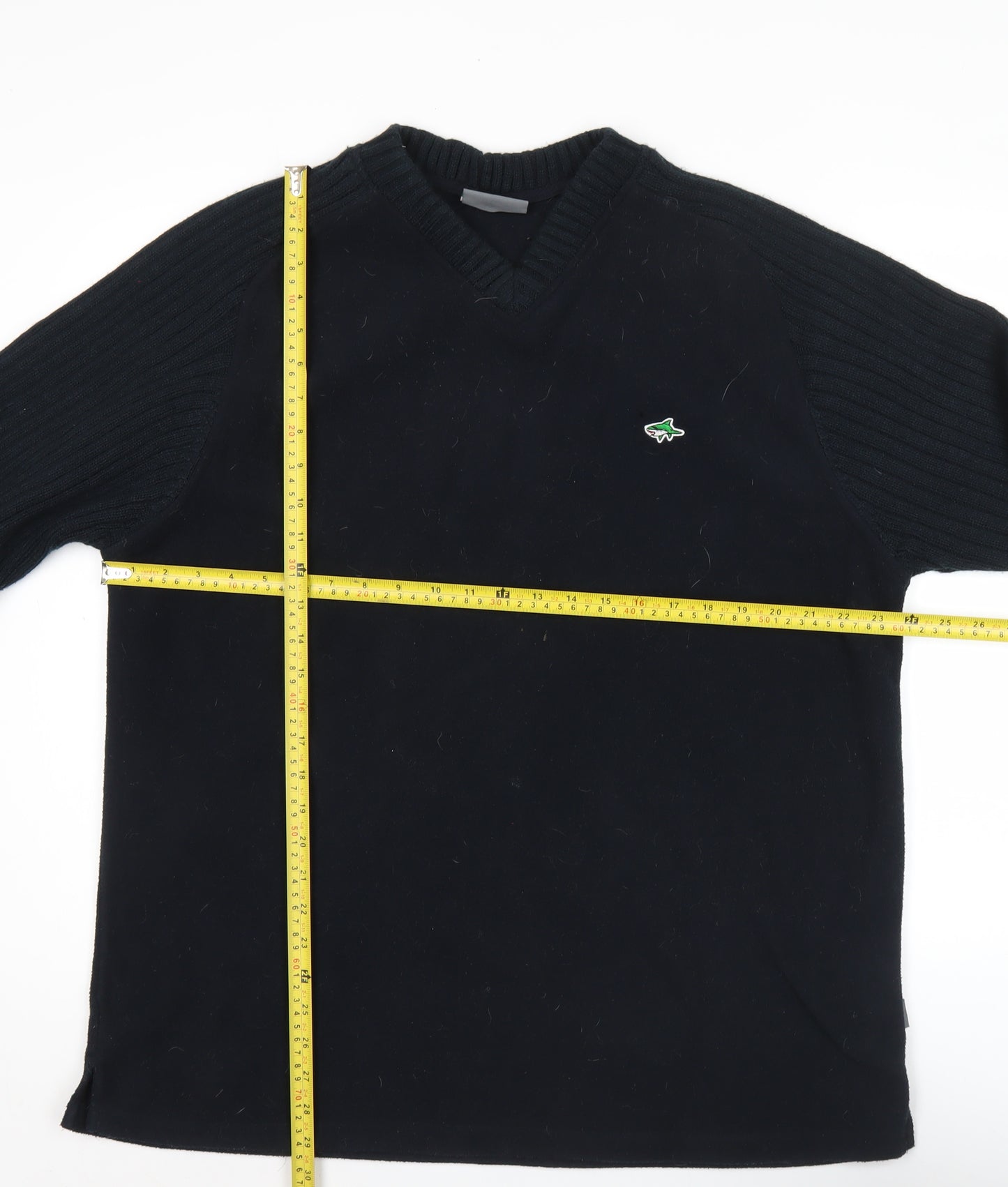 Le Shark Mens Black XL V-Neck Pullover Sweatshirt Long Sleeve