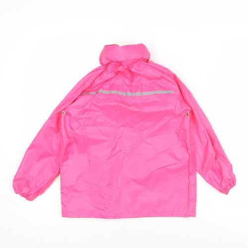Dry Kids Girls Pink 3-4 Years Waterproof Lightweight Rain Coat Jacket