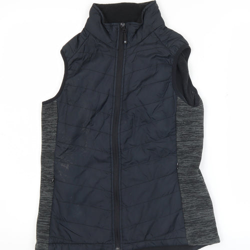 Mountain Warehouse Womens Black Size 8 Quilted Lightweight Waistcoat