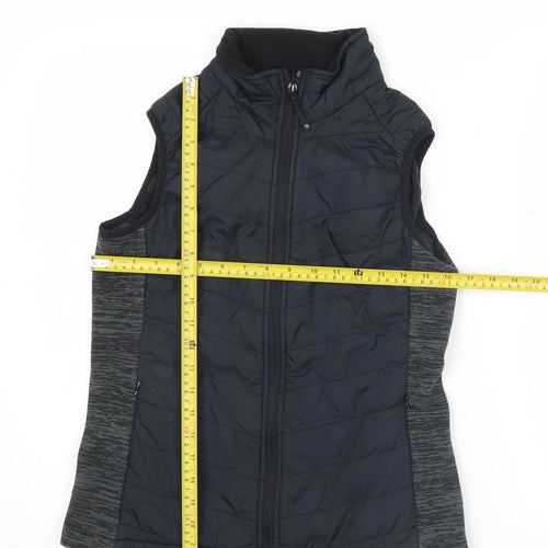 Mountain Warehouse Womens Black Size 8 Quilted Lightweight Waistcoat