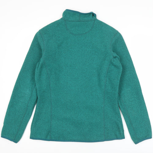 White Sierra Women's Green Fleece Zip Jacket Size M Outdoor Wear