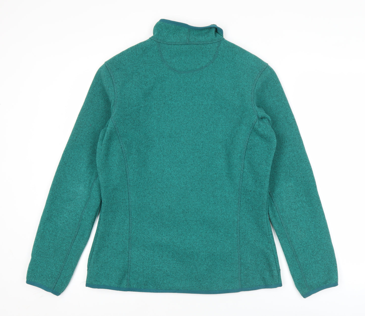White Sierra Women's Green Fleece Zip Jacket Size M Outdoor Wear