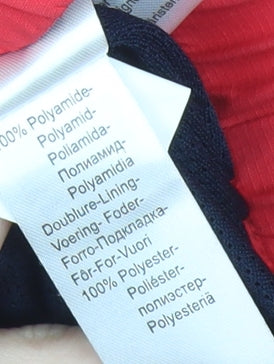 La Redoute Boys Red Hooded Windbreaker Jacket 5 Years Full Zip