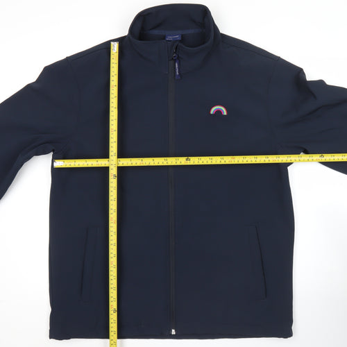 Prounook Women’s Blue Softshell Jacket L Long Sleeve Zip Casual