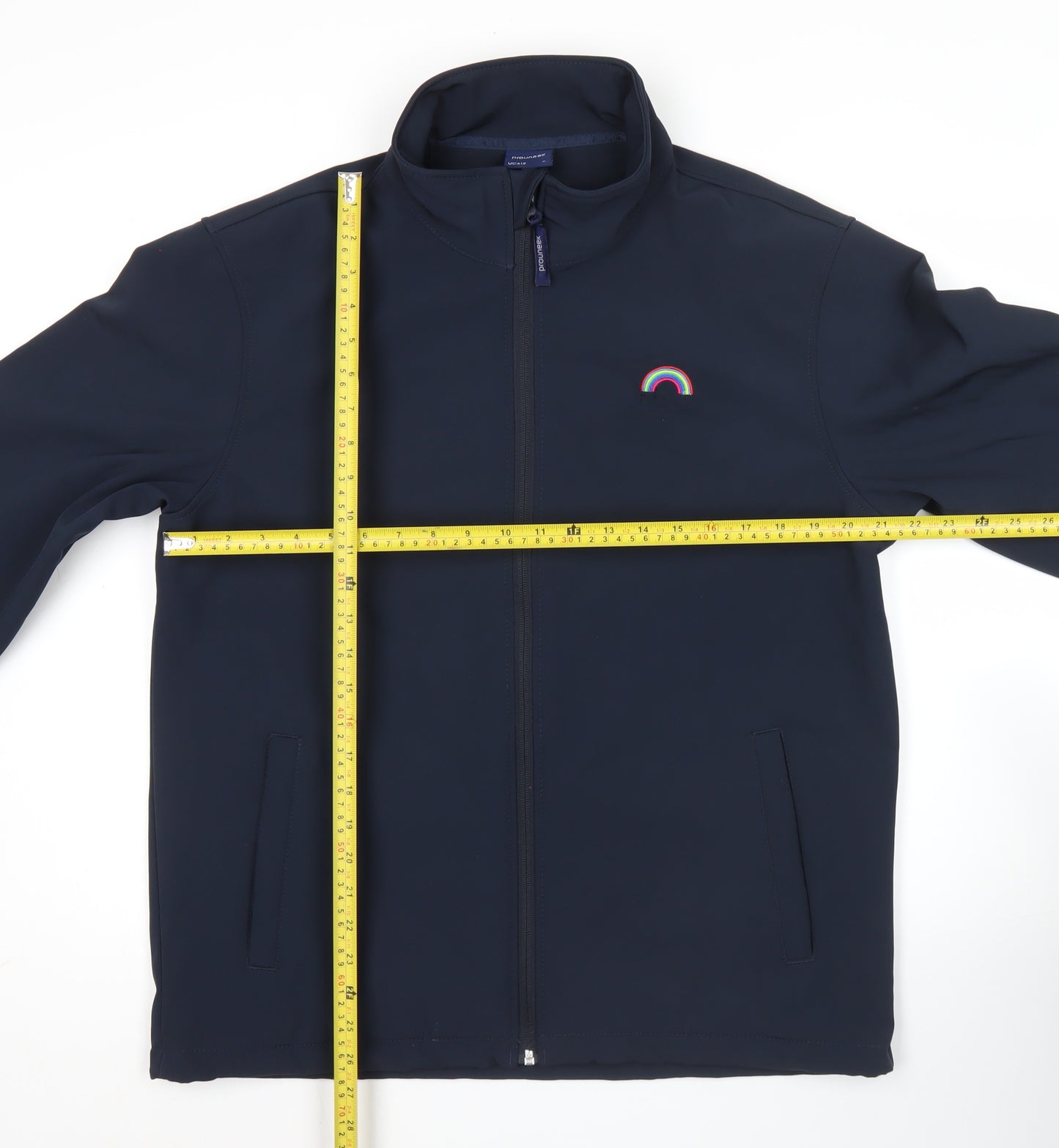 Prounook Women’s Blue Softshell Jacket L Long Sleeve Zip Casual