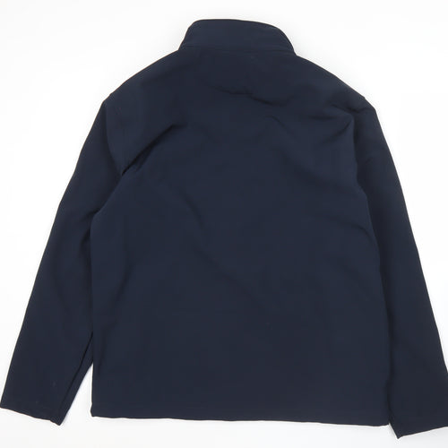Prounook Women’s Blue Softshell Jacket L Long Sleeve Zip Casual