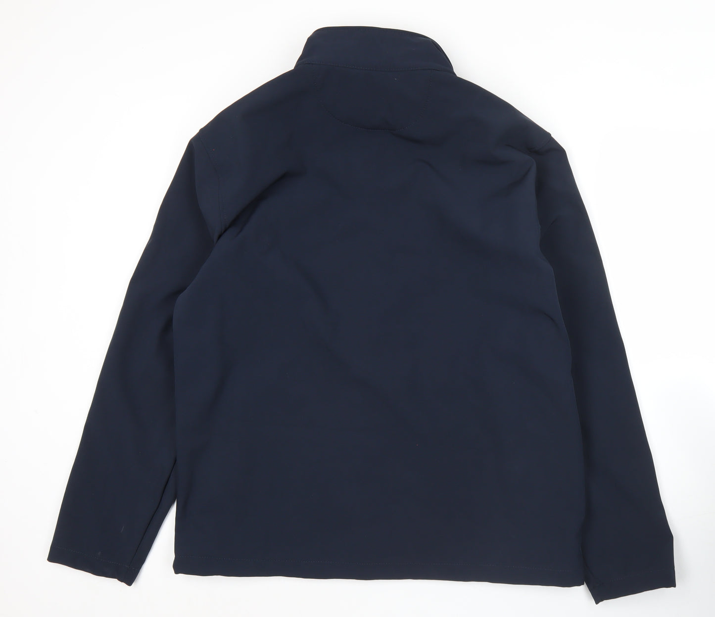 Prounook Women’s Blue Softshell Jacket L Long Sleeve Zip Casual