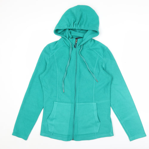 Marks and Spencer Women’s Green Size 8 Full Zip Fleece Hoodie