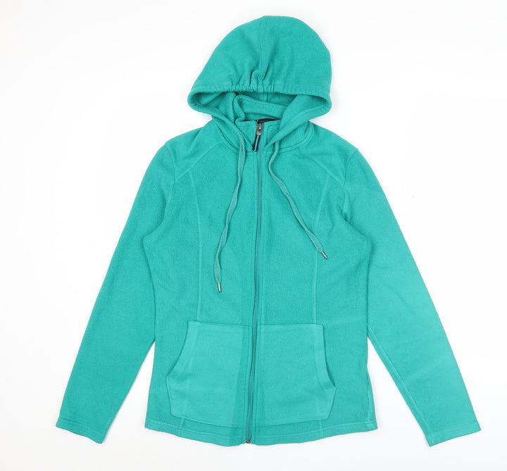 Marks and Spencer Women’s Green Size 8 Full Zip Fleece Hoodie
