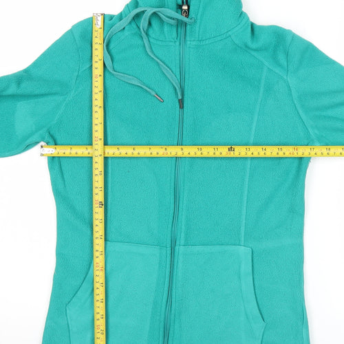 Marks and Spencer Women’s Green Size 8 Full Zip Fleece Hoodie