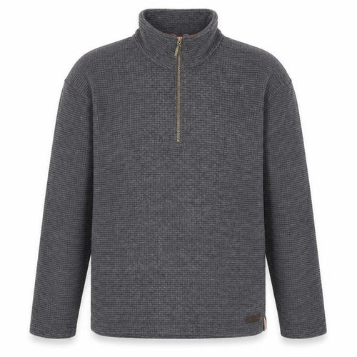 Regatta Men’s Grey Fleece Pullover Sweatshirt L 1/2 Zip Hiking