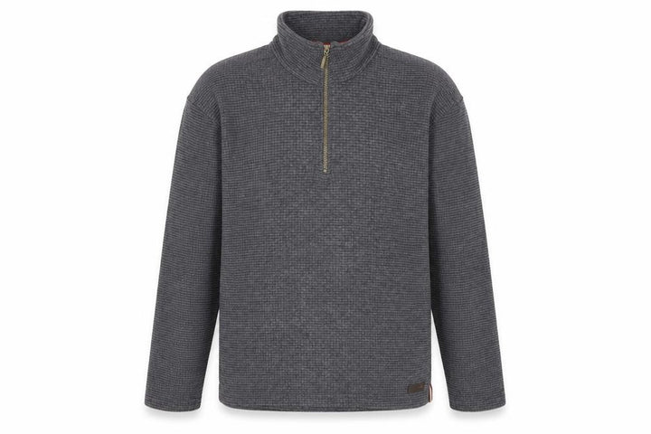 Regatta Men’s Grey Fleece Pullover Sweatshirt L 1/2 Zip Hiking