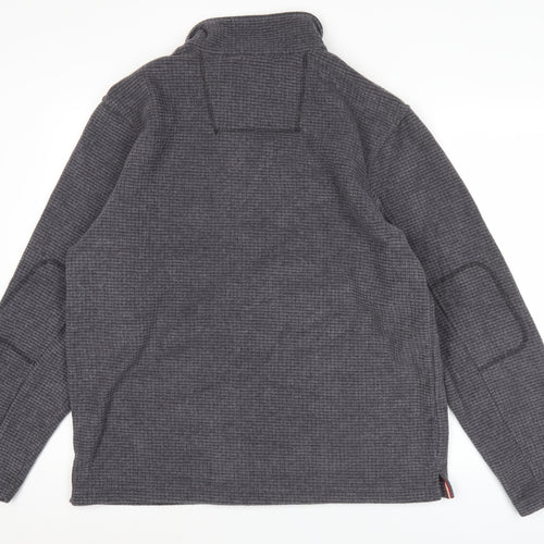 Regatta Men’s Grey Fleece Pullover Sweatshirt L 1/2 Zip Hiking