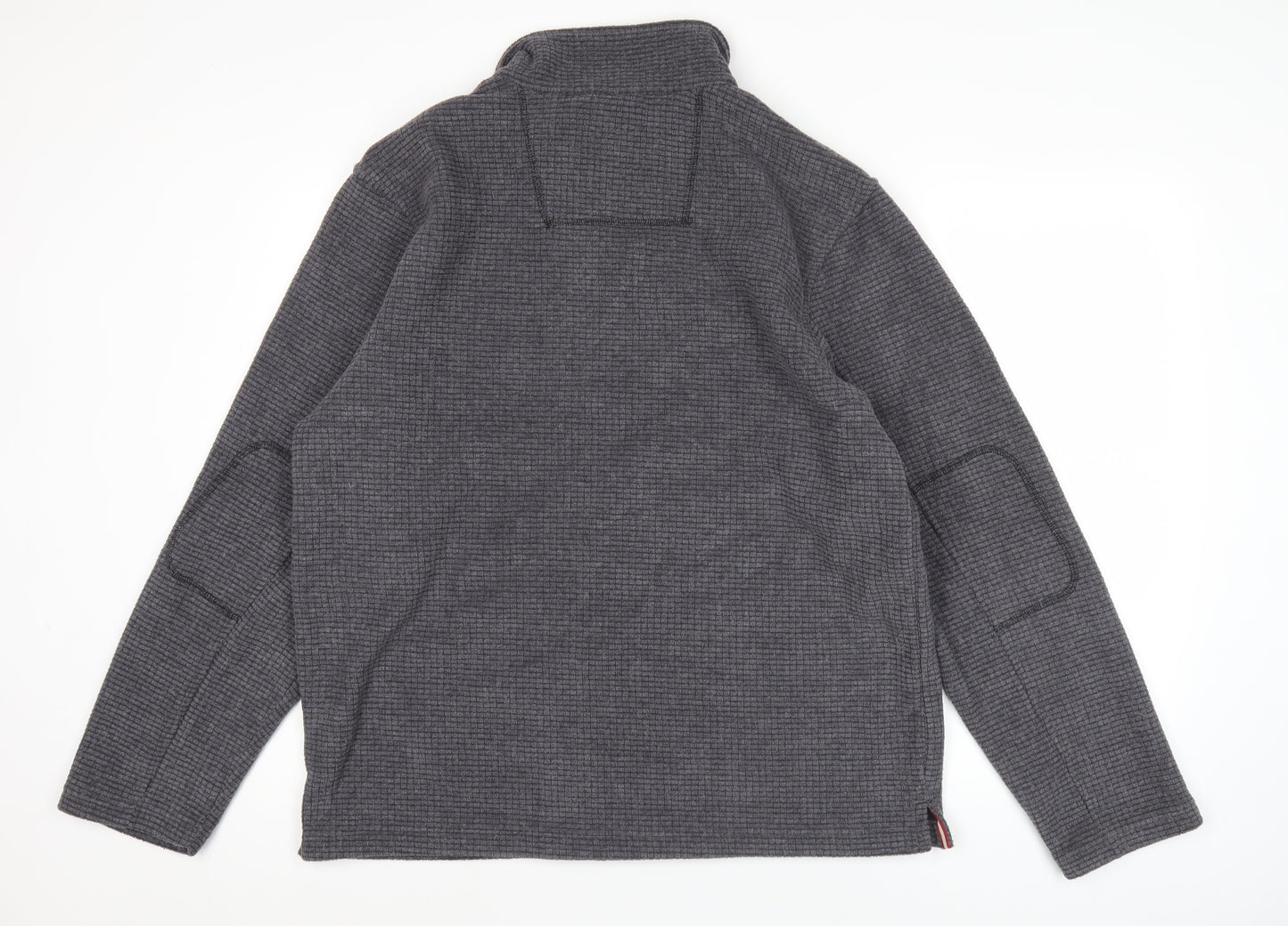 Regatta Men’s Grey Fleece Pullover Sweatshirt L 1/2 Zip Hiking