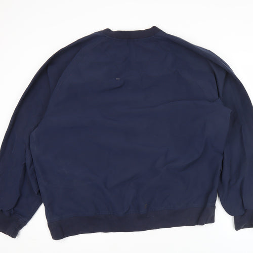 Eddie Bauer Men’s Blue V-Neck Pullover Sweatshirt Size L