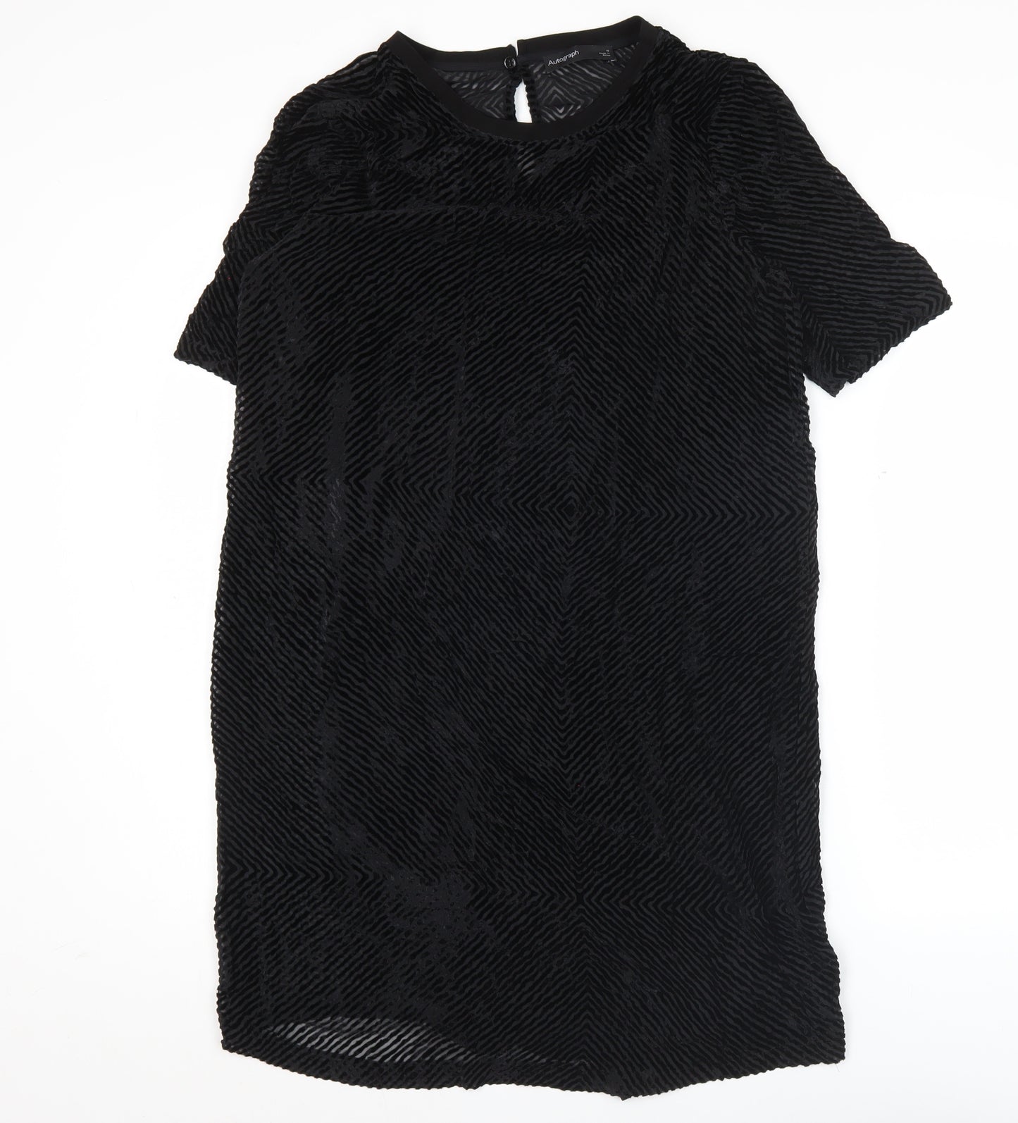 Marks and Spencer Autograph Women’s Black Shift Dress Size 10