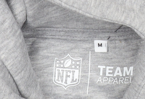 Fanatics Men’s Grey Raiders NFL Hoodie Pullover Size M Sportswear
