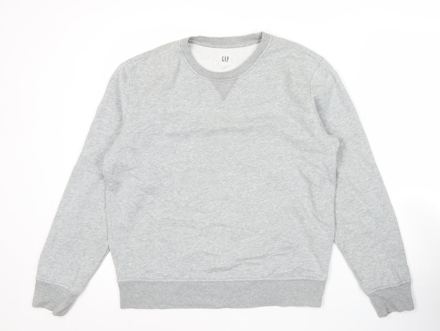 GAP Men’s Grey Sweatshirt Pullover S Regular Fit Fleece Casual