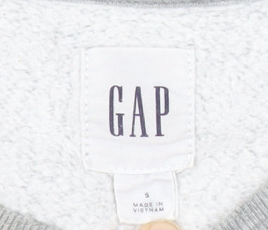 GAP Men’s Grey Sweatshirt Pullover S Regular Fit Fleece Casual