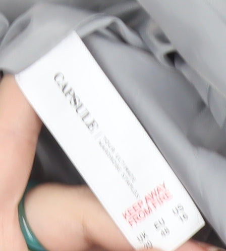 Capsule Women Grey Size 16 Regular Fit Blazer Jacket