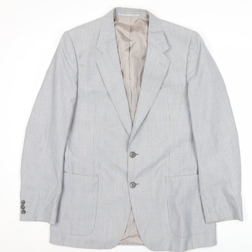 Joshua Taylor Cambridge Men's Grey Striped 40R Blazer Jacket