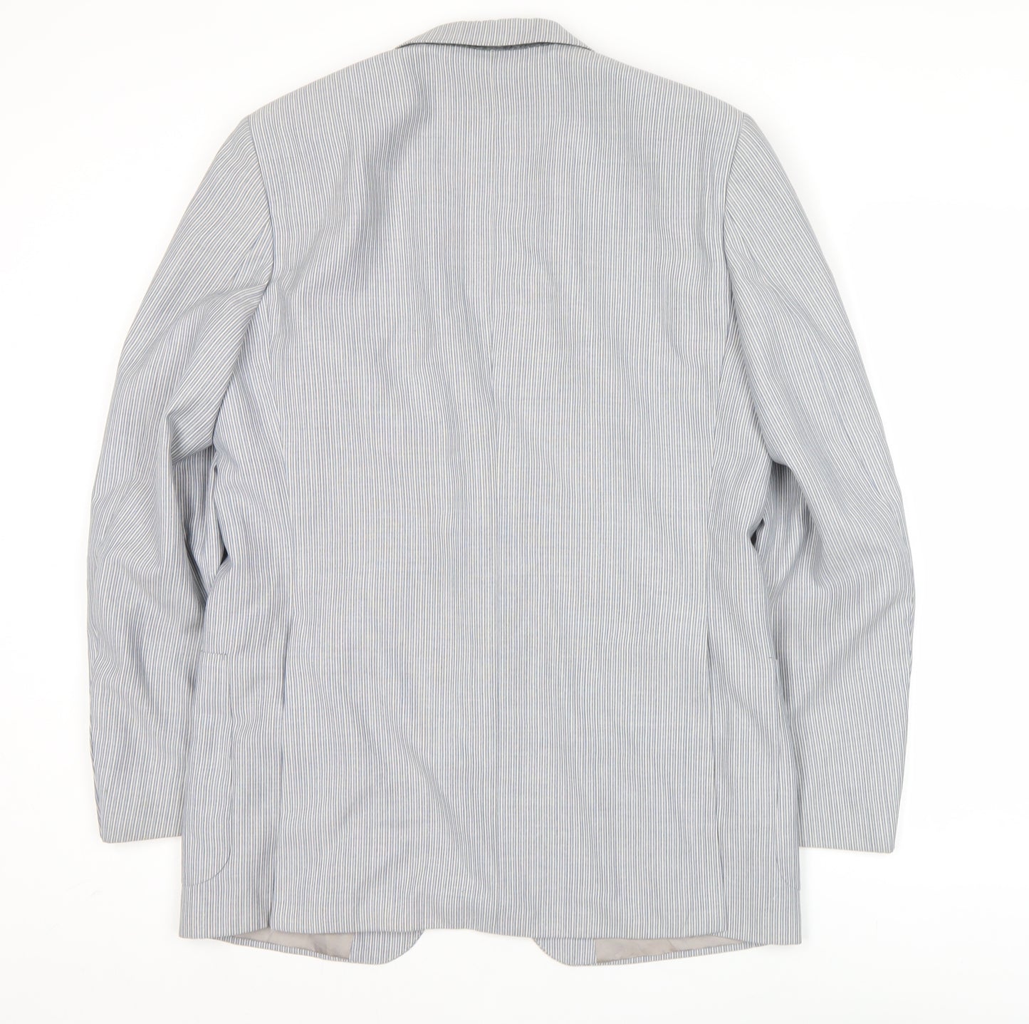 Joshua Taylor Cambridge Men's Grey Striped 40R Blazer Jacket