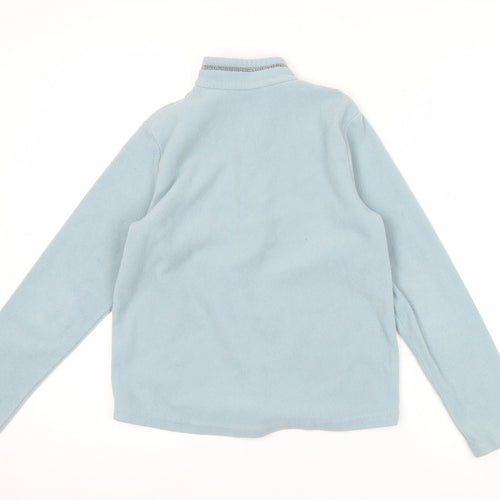 Quechua Boys Blue Fleece Sweatshirt 10-11 Years Half Zip Hiking Top