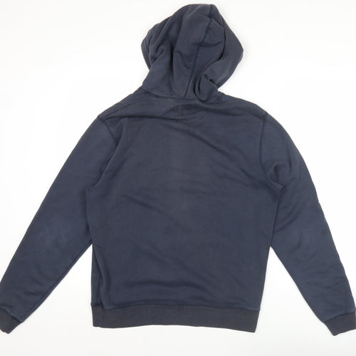 Jack Wills Men’s Blue Pullover Hoodie S Regular Fit Graphic Logo