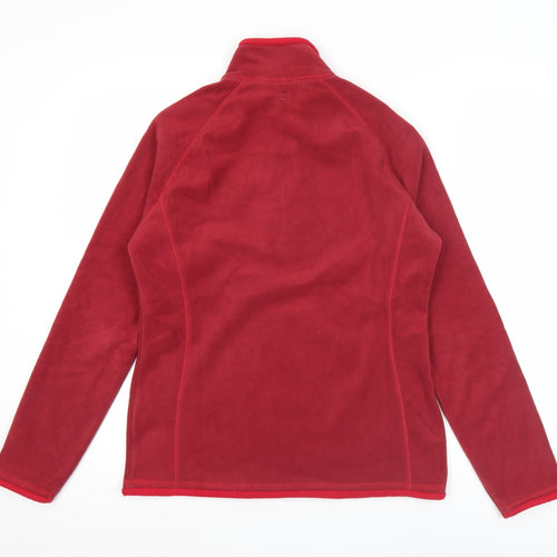 Mountain Warehouse Women's Red Fleece Pullover Sweatshirt Size 10