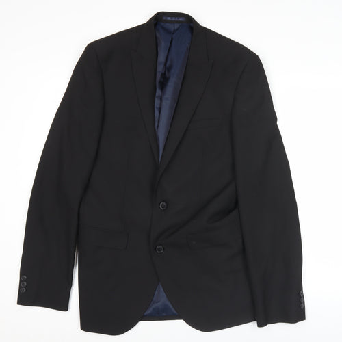 Next Men's Black 38L Regular Fit Suit Jacket Formal